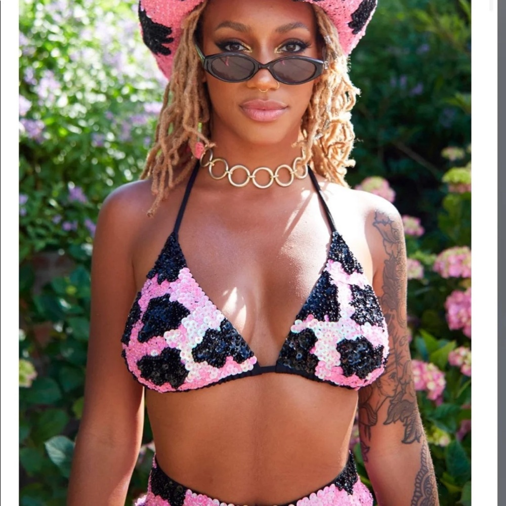 Rhinestone cowgirl rave top